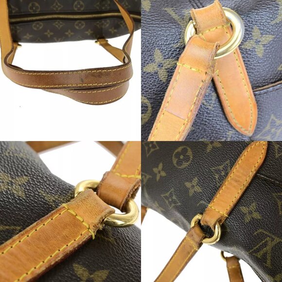LOUIS VUITTON Logo Totally MM Shoulder Bag Monogram Leather Brown M56689 79YF370 - Picture 6 of 15